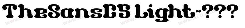 TheSansC5 Light字体转换